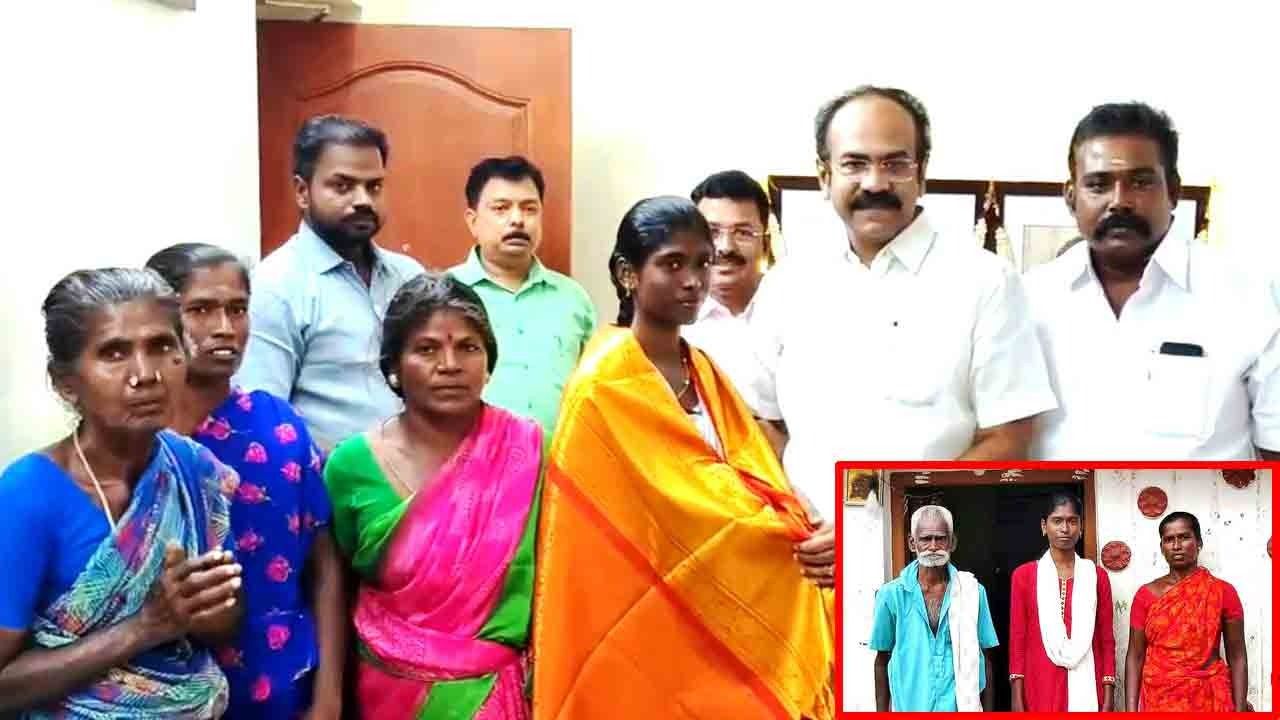 வறுமையிலும் விடாமுயற்சி; மருத்துவ மாணவியைப் பாராட்டிய அமைச்சர் தங்கம் தென்னரசு!