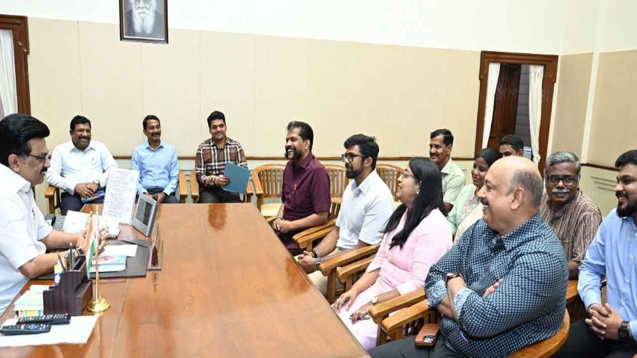 பத்திரிகையாளர் நல வாரிய அலுவல்சாரா உறுப்பினர்கள் முதல்வருடன் சந்திப்பு