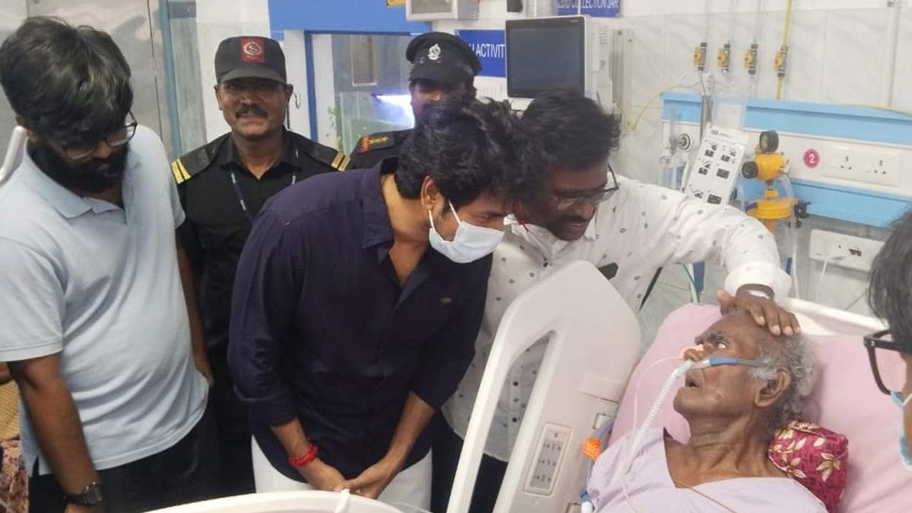 நல்லகண்ணுவை நேரில் சந்தித்து நலம் விசாரித்த சிவகார்த்திகேயன்