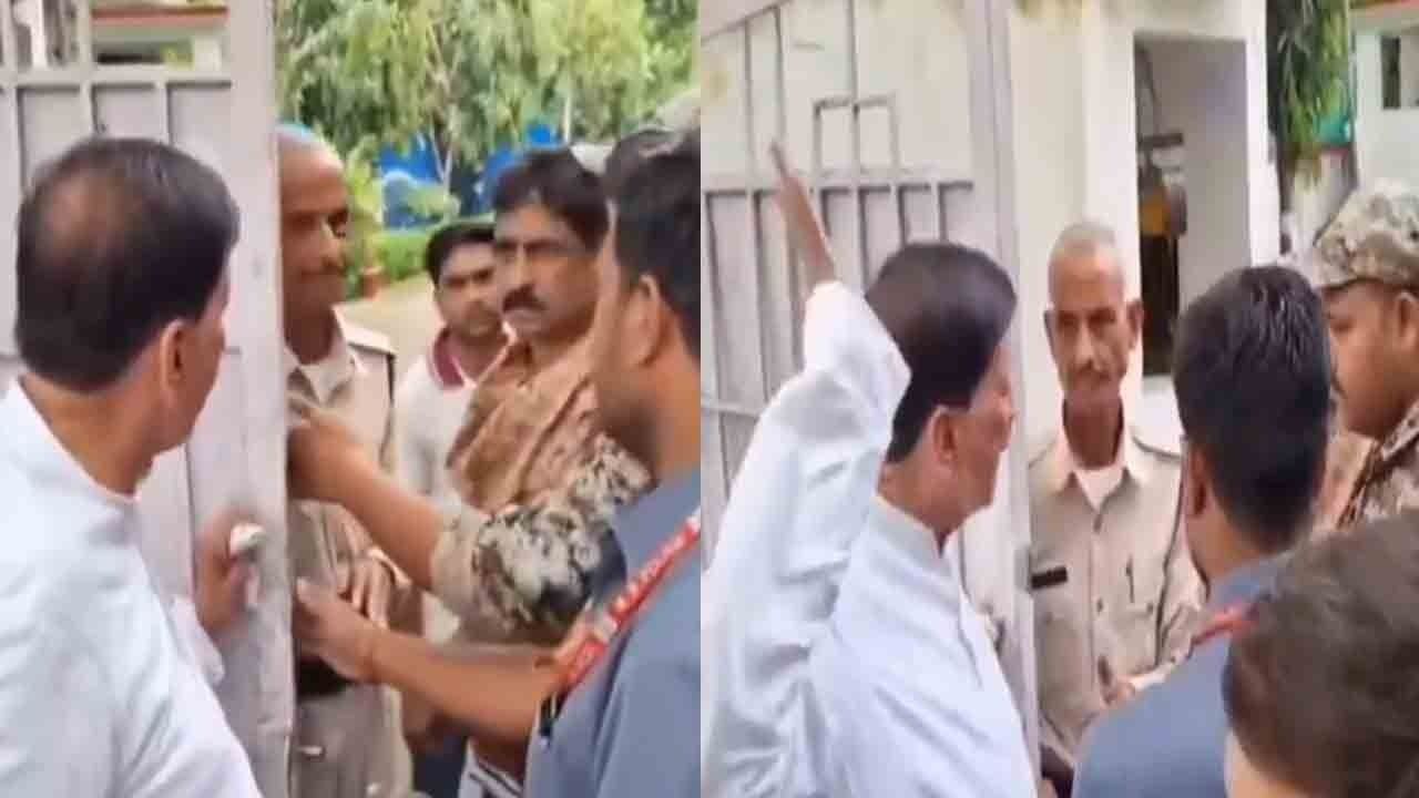 கலெக்டரை அடிக்க பாய்ந்த பா.ஜ.க எம்.எல்.ஏ!