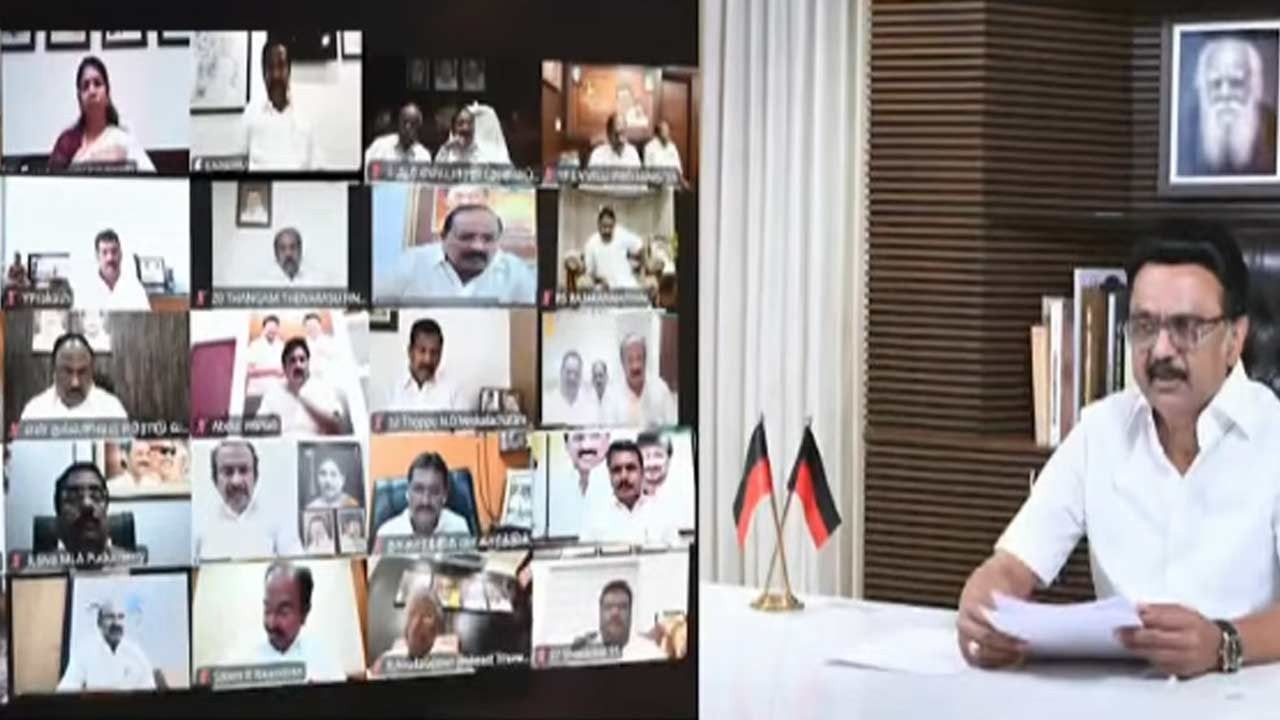 'தேர்தல் வரைக்கும் பசி - தூக்கம் - ஓய்வை மறந்து, உழையுங்கள்'-மா.செ கூட்டத்தில்  மு.க.ஸ்டாலின் பேச்சு