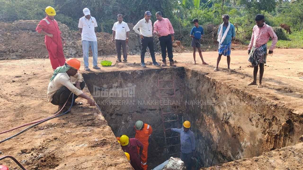 பயன்படுத்தப்படாத ஒ.என்.ஜி.சி எண்ணெய் கிணற்றில் அதிகாரிகள் திடீர் ஆய்வு!