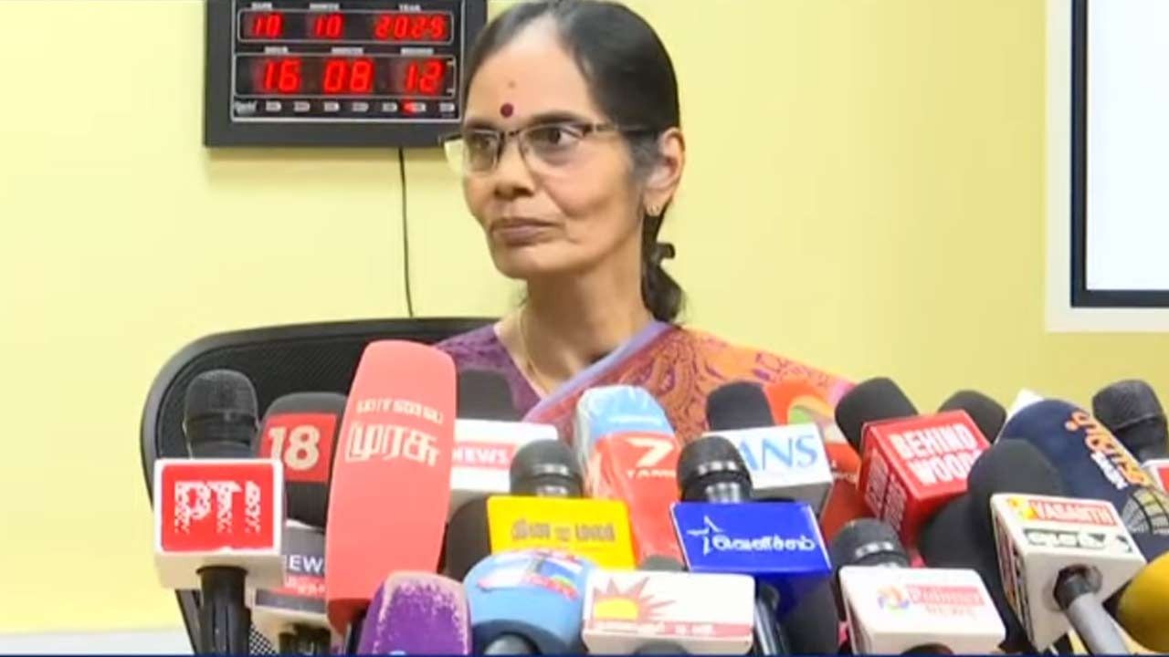 'வடகிழக்கு பருவமழை காலத்தில் புயல் உருவாக வாய்ப்பு'-வானிலை ஆய்வு மைய தலைவர்  அமுதா பேட்டி