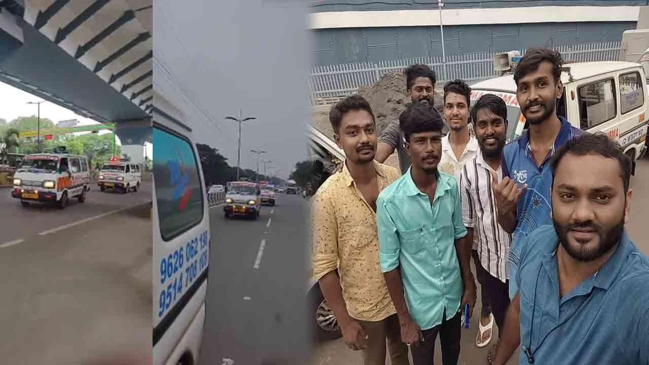 எமெர்ஜென்சி எஸ்கார்ட் -  கோவை ஆம்புலன்ஸ் டிரைவர்களின் அசாத்திய உதவி - குவியும் பாராட்டுகள்