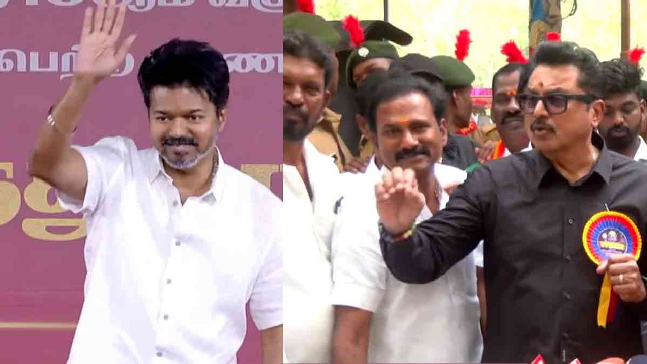 'நான் ஏற்றுக்கொள்ளவில்லை'-விஜய் குறித்த கேள்விக்கு சரத்குமார் ஆவேசம்