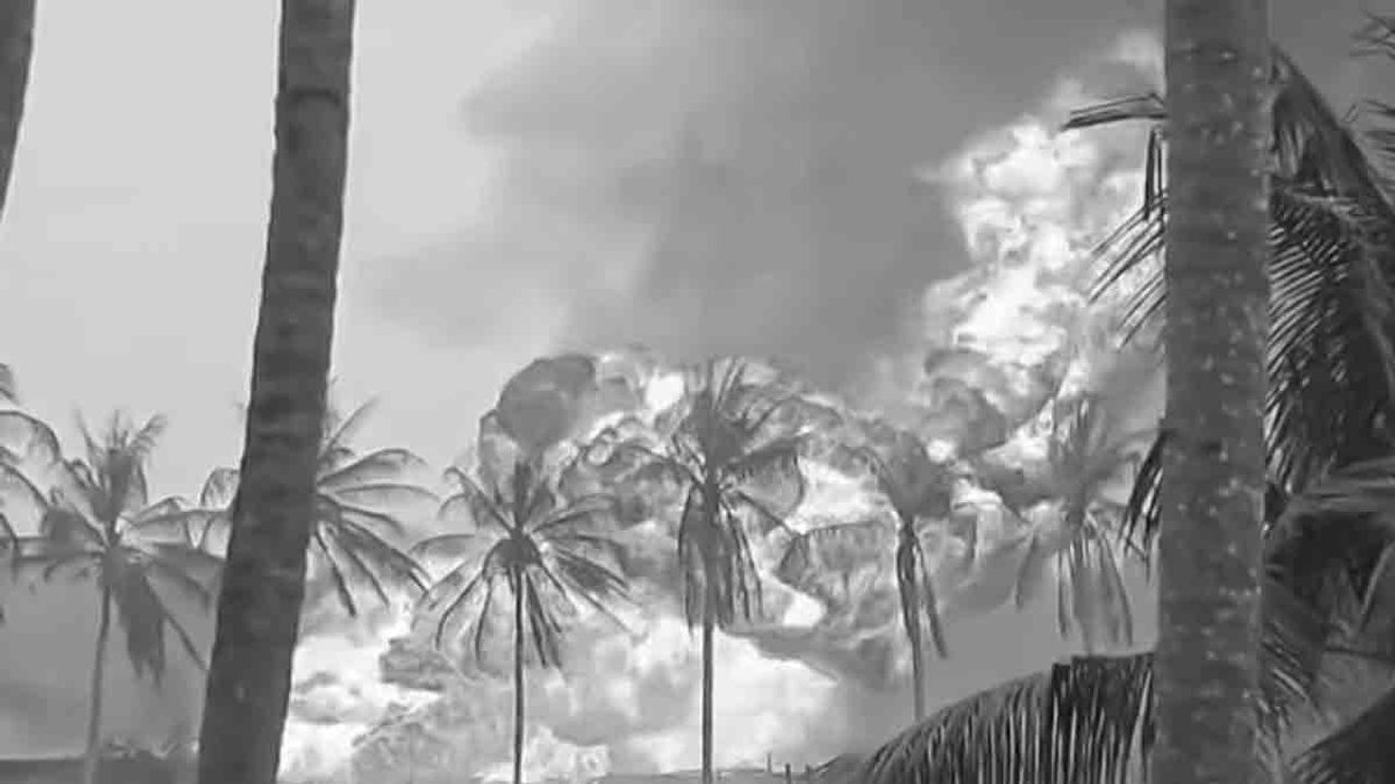 ஓ.என்.ஜி.சி கிணற்றில் தீ விபத்து; பதற்றத்தில் மக்கள்