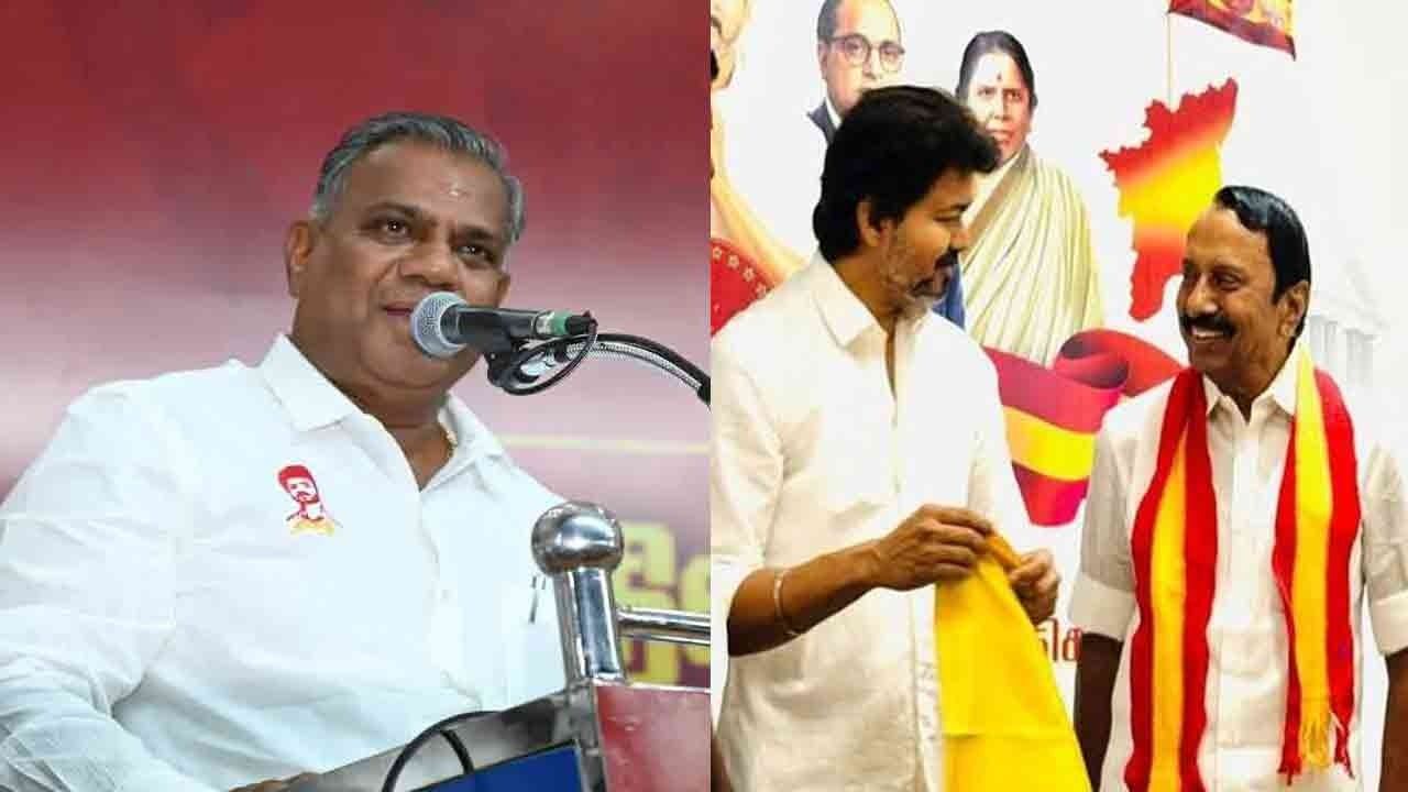 “அது முழுக்க முழுக்கத் தவறான செய்தி” - த.வெ.க. ஆனந்த் பேச்சு!