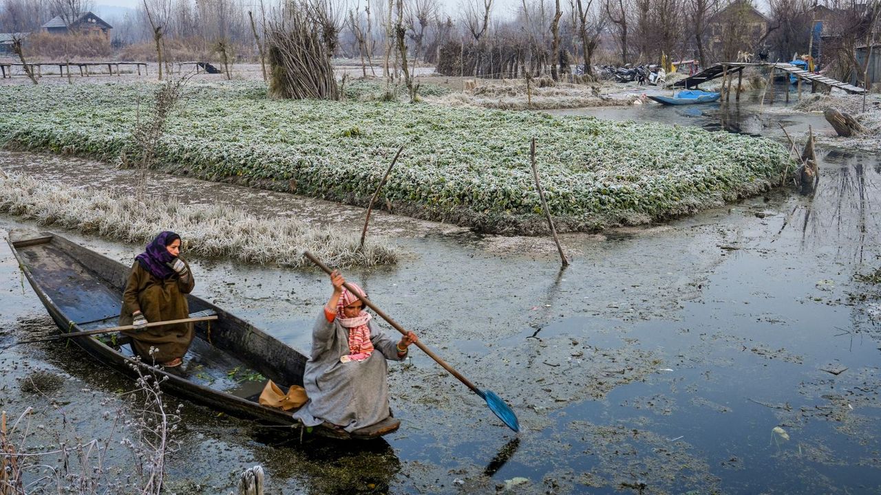 Respite from intense cold wave in Kashmir, mercury rises slightly 2