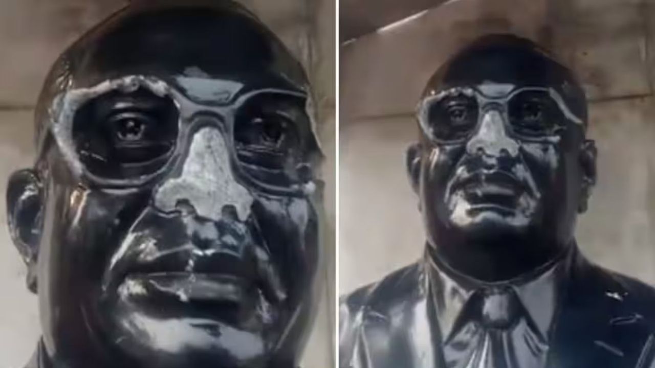 B R Ambedkar's statue vandalised in Ahmedabad; unidentified persons booked 2