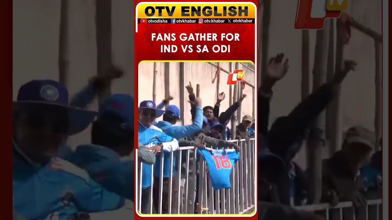 Huge Crowd Gathers At JSCA Stadium Ahead Of India–South Africa ODI