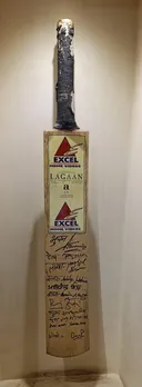 The famous 'Lagaan' cricket bat !