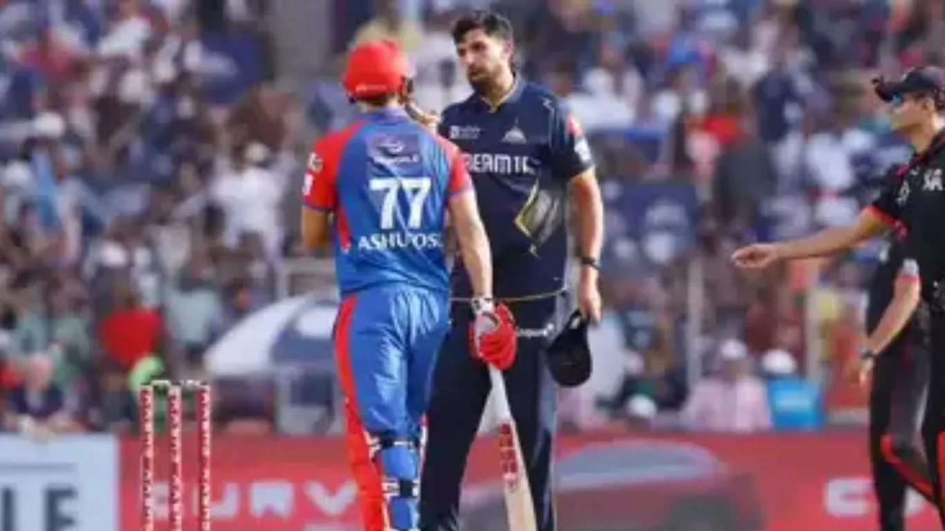  ishant sharma argument with ashutosh sharma in dc vs gt today match video VIRAL