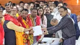 Dilip Ray, BJP candidates file nominations for Rajya Sabha polls in Odisha