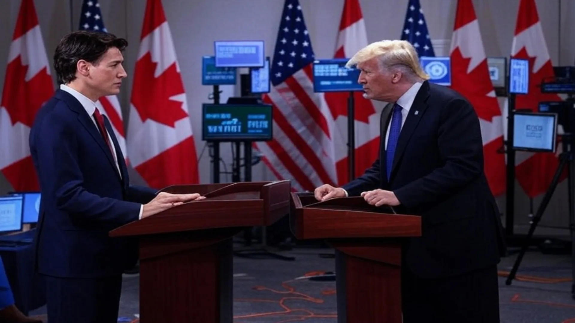 Canada Hits Back at US Tariffs, अमेरिका ने कनाडा पर टैरिफ लगाया, जस्टिन ट्रुडो, डोनाल्ड ट्रंप 