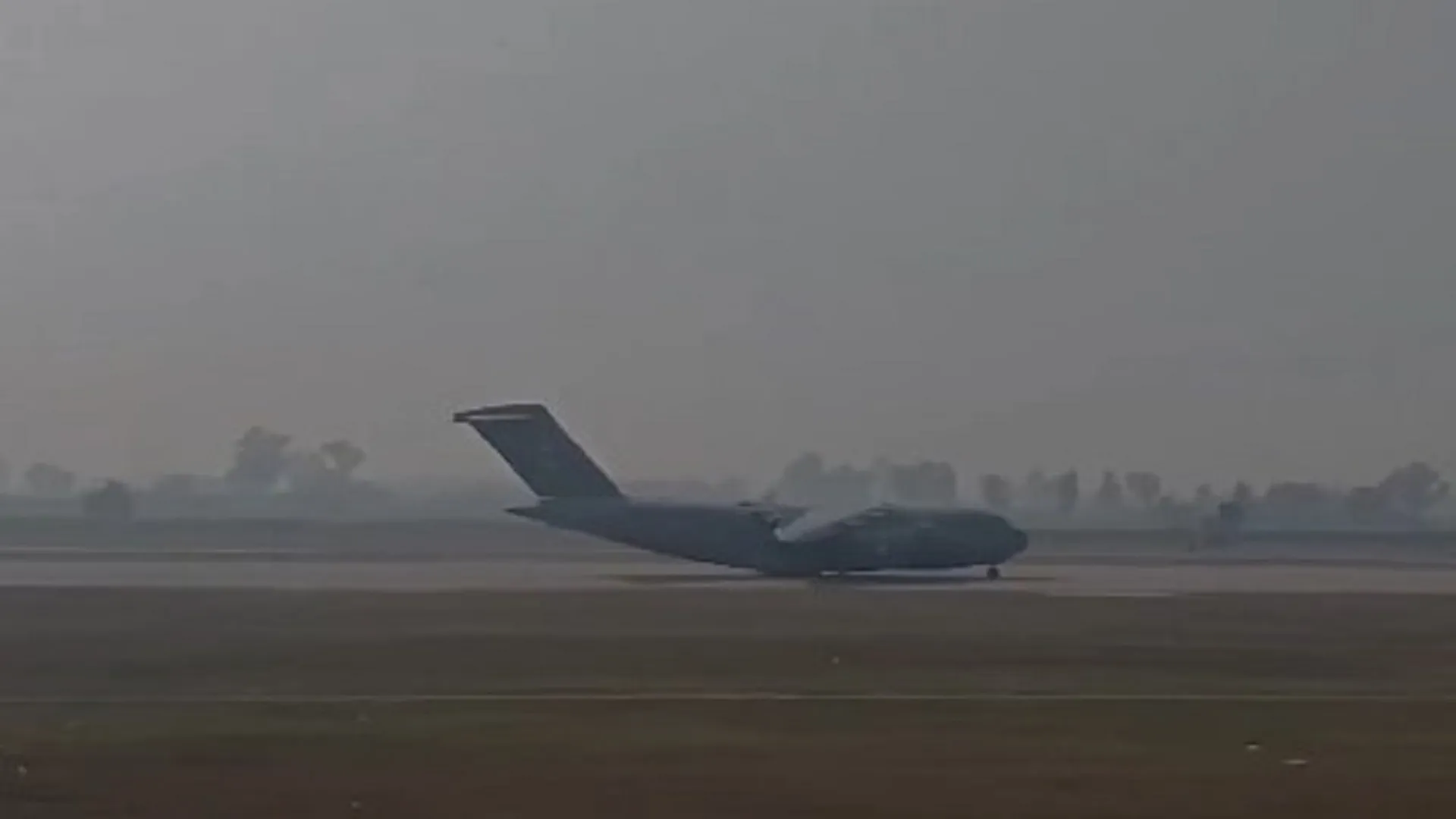 American flight in Amritsar