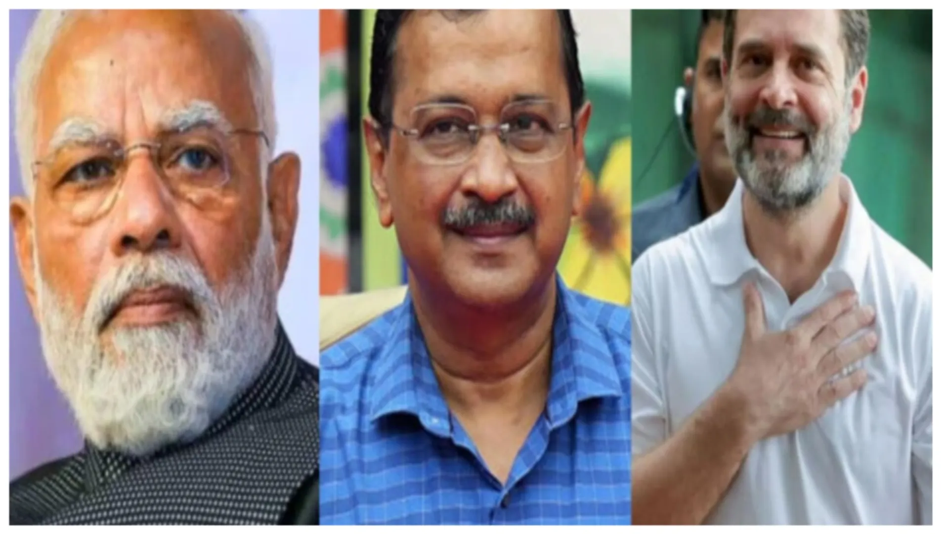 Modi Kejriwal Rahul Gandhi