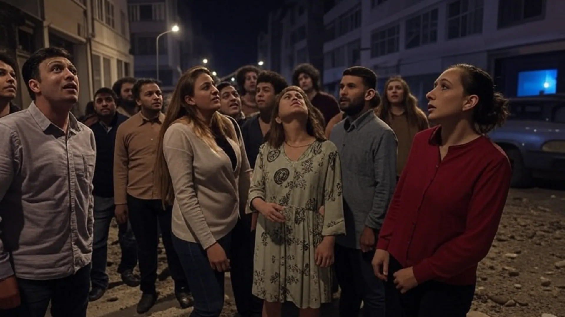 Earthquake Tremors in italy's naples city