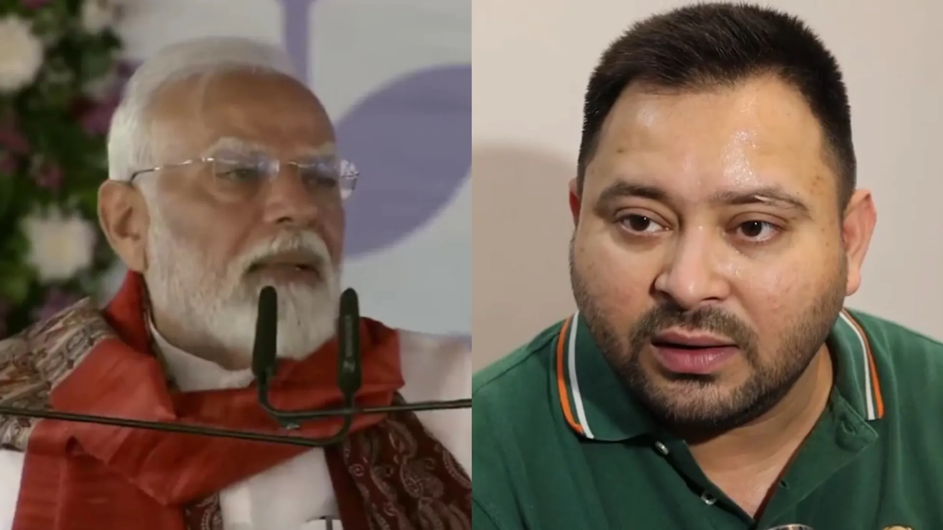 bihar news, tejaswi yadav, pm modi bhagalpur, nitish kumar, tejashwi yadav,PM Modi, Bihar Assembly Election, tejashwi yadav attacks pm modi, tejashwi yadav questions for pm modi,tejashwi yadav 15 questions for pm modi