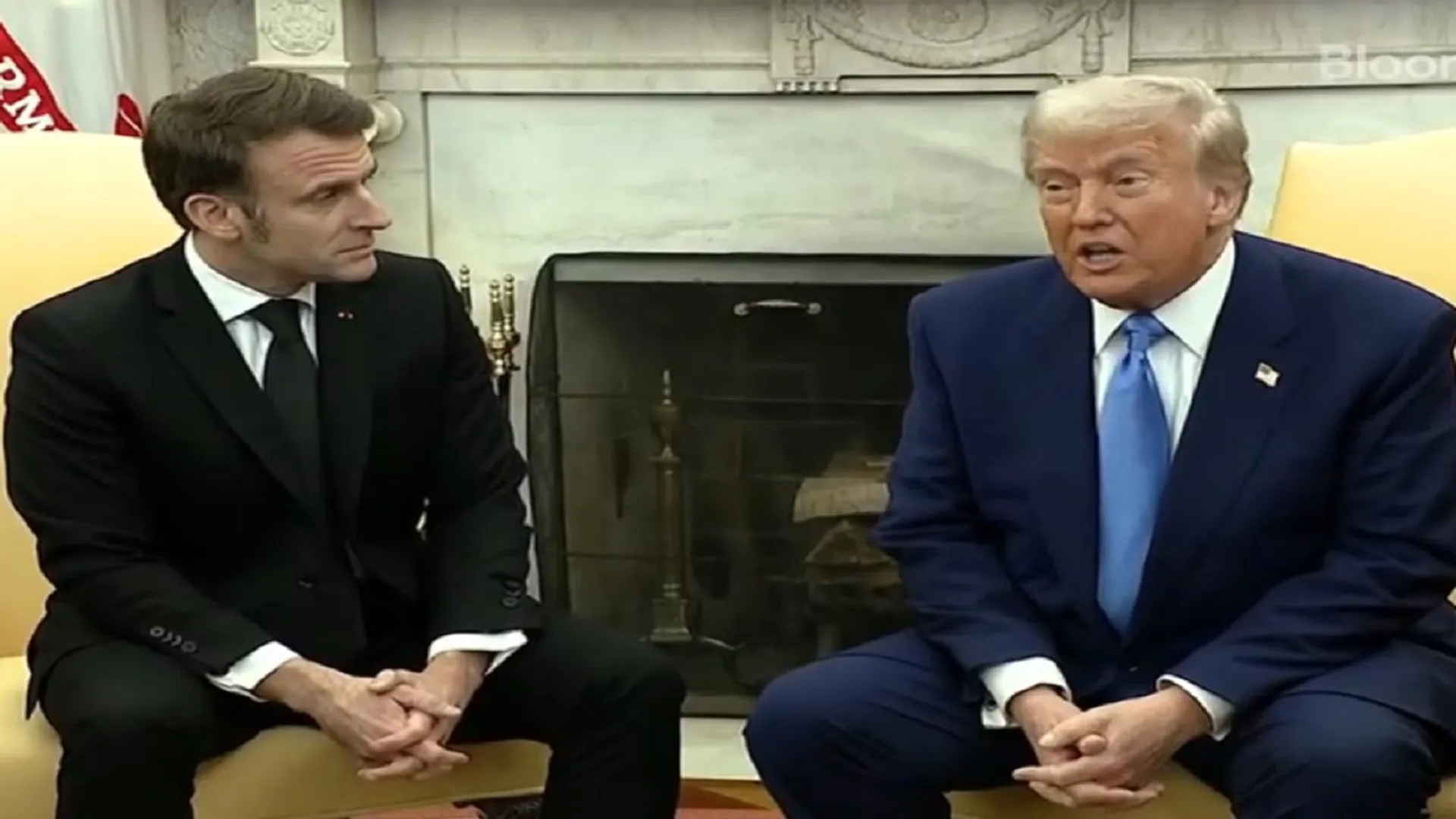 Donald Trump, Emmanuel Macron