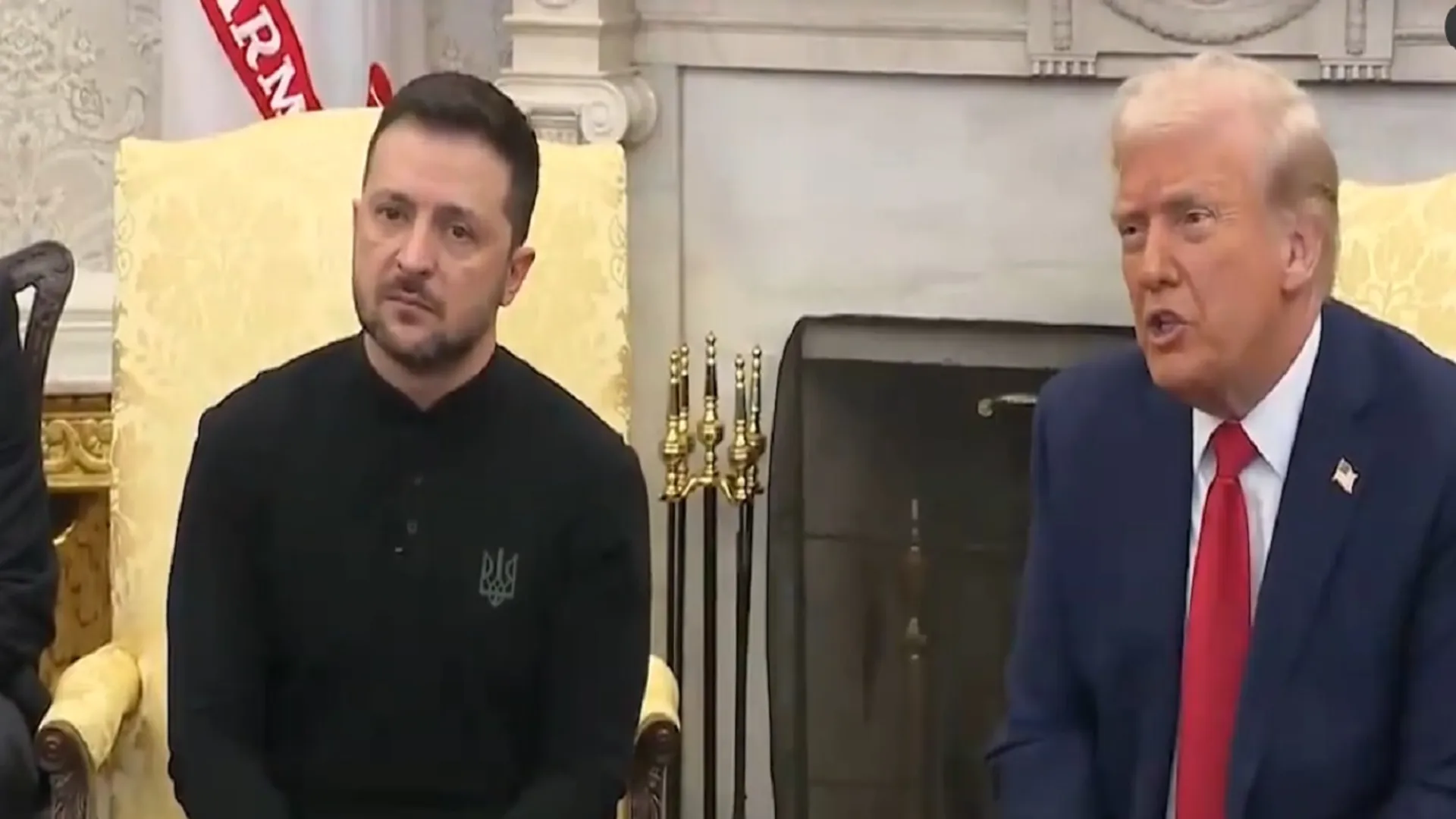 Donald Trump and Zelensky