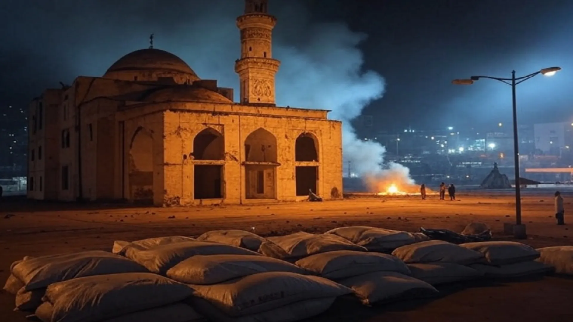 blast near mosque