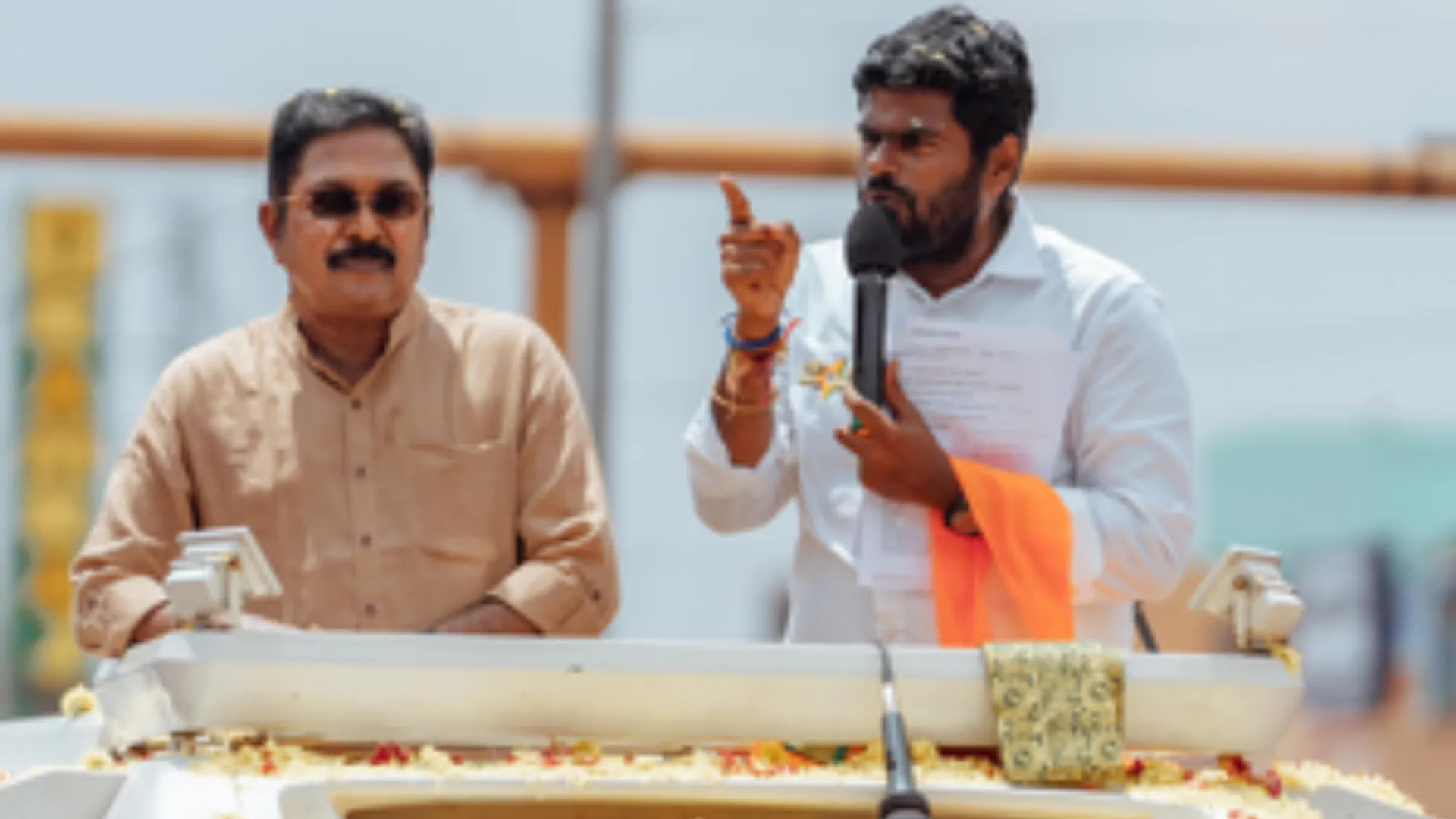 K Annamalai Detained with Other Senior Prty Leaders