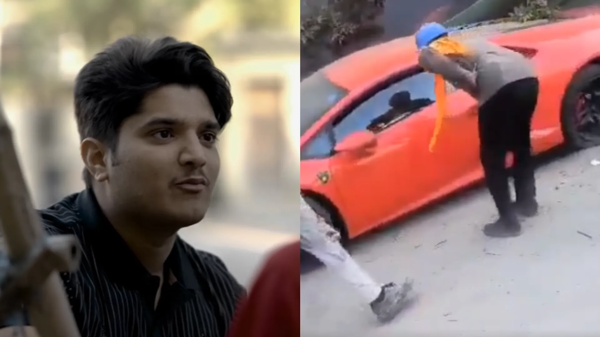 lamborghini car belongs to youtuber mridul tiwari