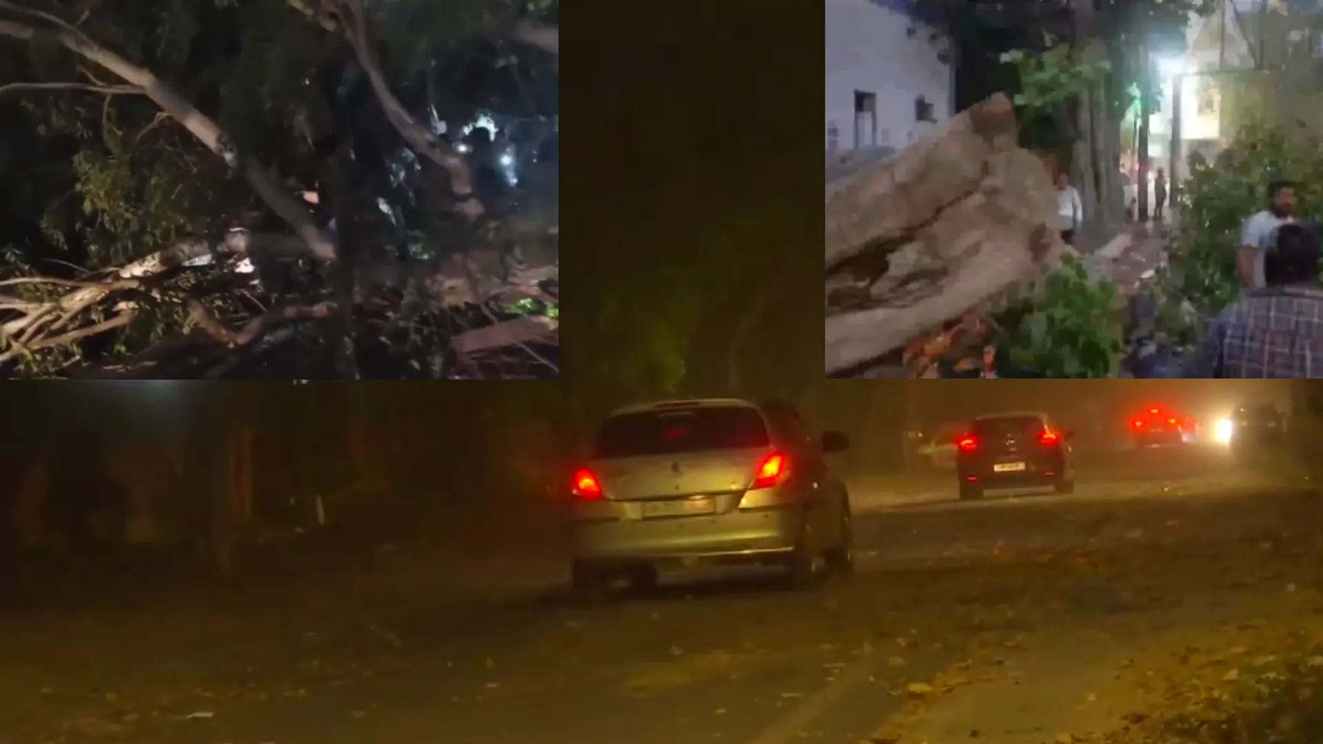 दिल्ली मौसम, तेज आँधी, बारिश, हवाई उड़ाने प्रभावित, 