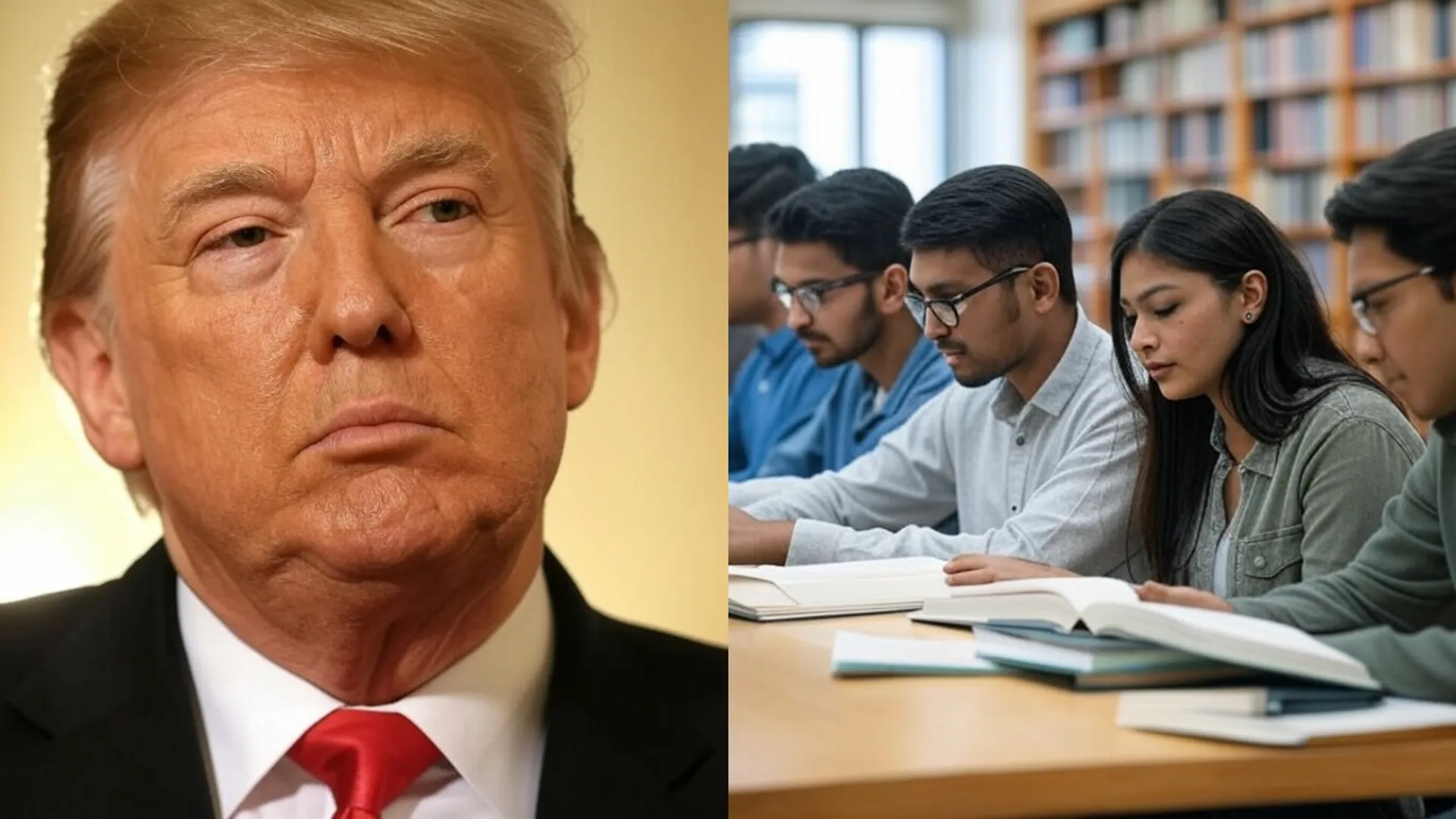 us revoked students visas 50 percent of indian students affected
