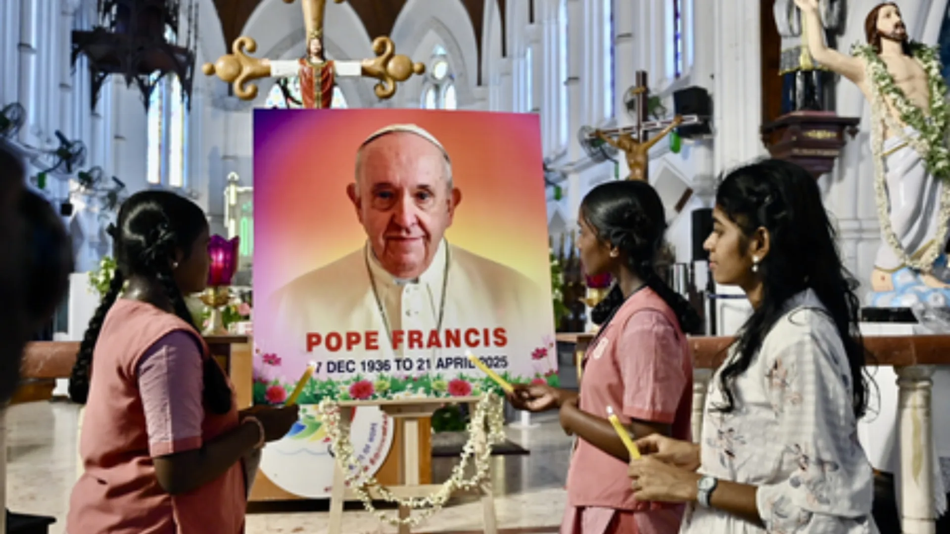 pope francis last rituals today draupadi murmu donald trump and other leaders gathered