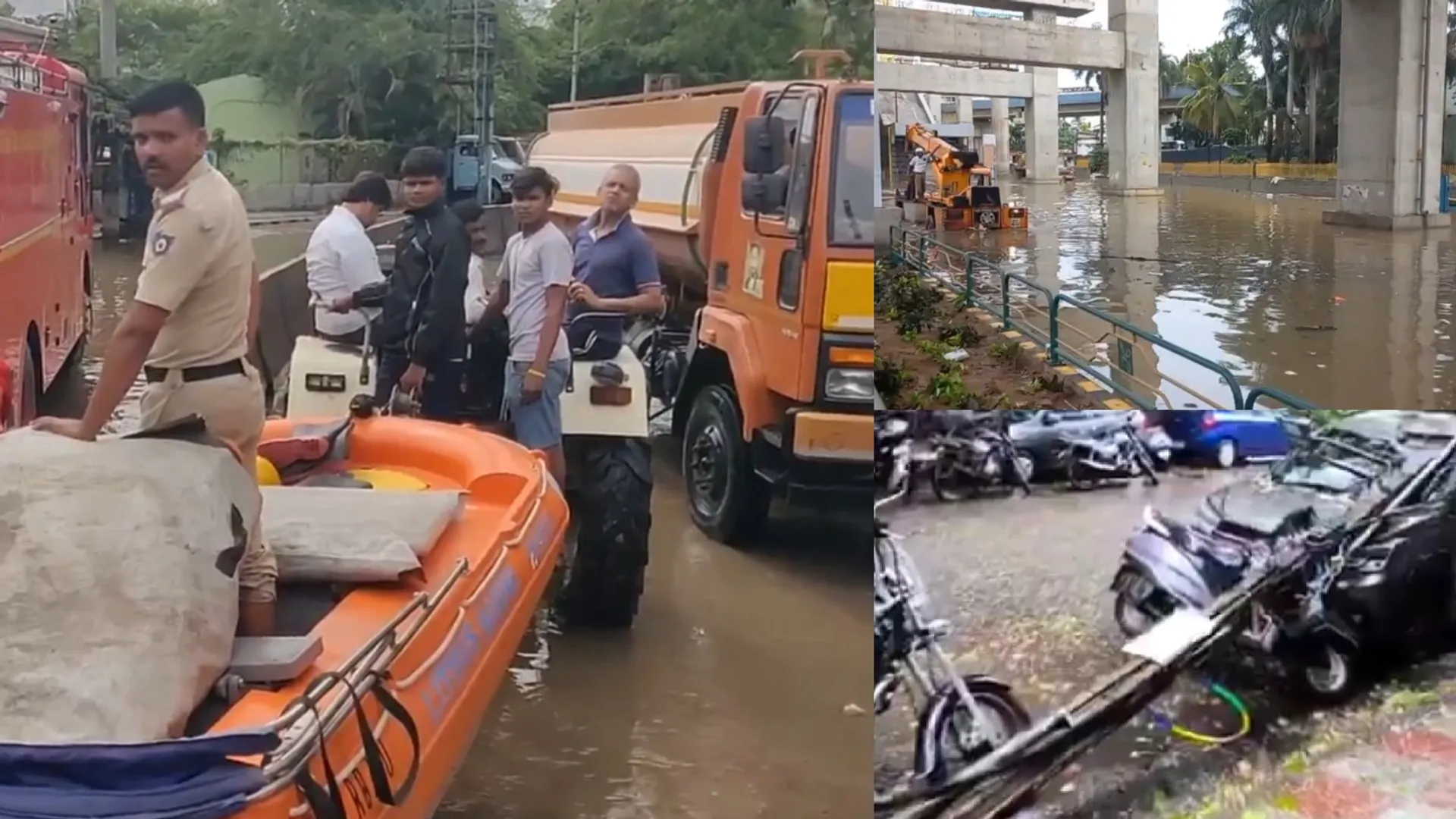 bengaluru rain, bengaluru, heavy rainfall, waterlogging, karnataka, karnataka government, flood relief, urban flooding, sai mandir, sai layout, temple flooded, storm water drain, traffic disruption, 