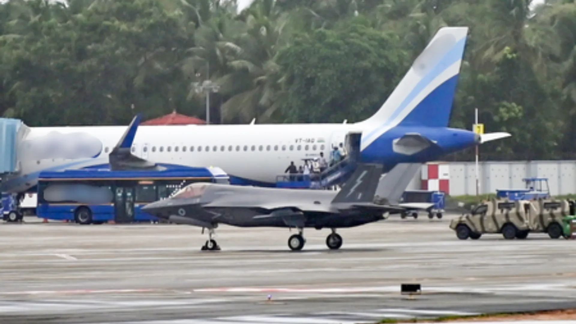 britain f 35 aircraft stranded in india for seven days what did defense officials said