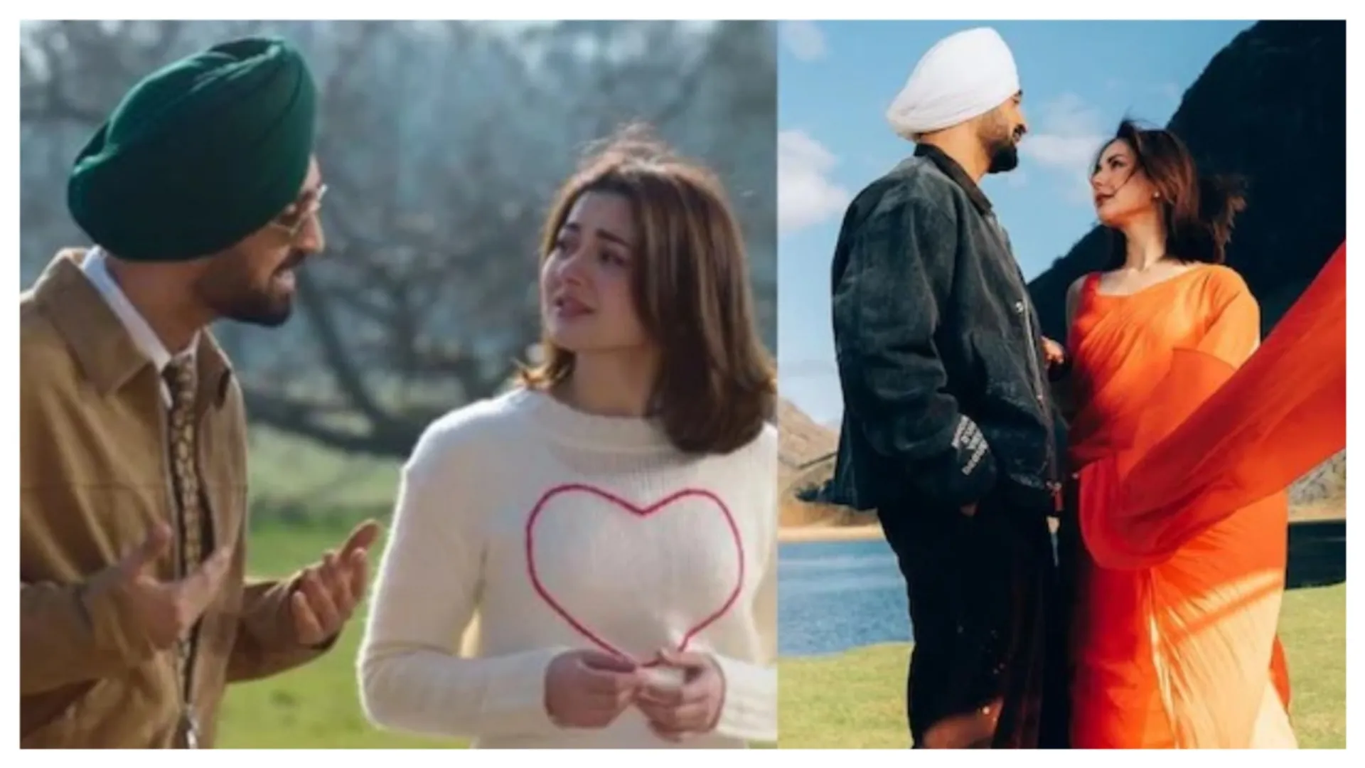 दिलजीत दोसांझ हानिया आमिर