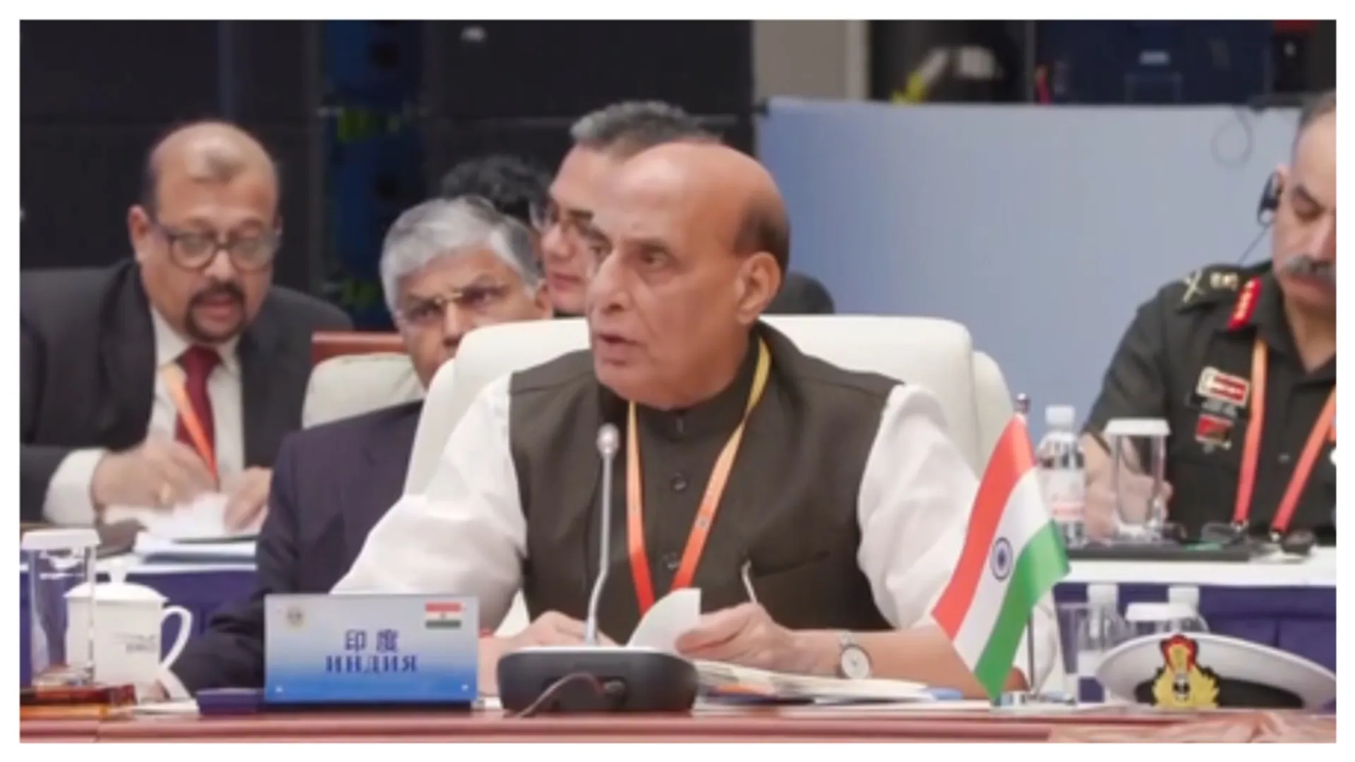 MEA explains Rajnath SINGH