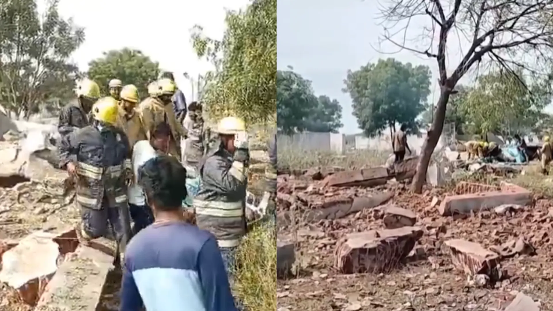 TAMILNADU SIVAKASI FIRE CRACKER FACTORY BLAST SEVEN PEOPLE DEAD AND SEVERAL INJURED