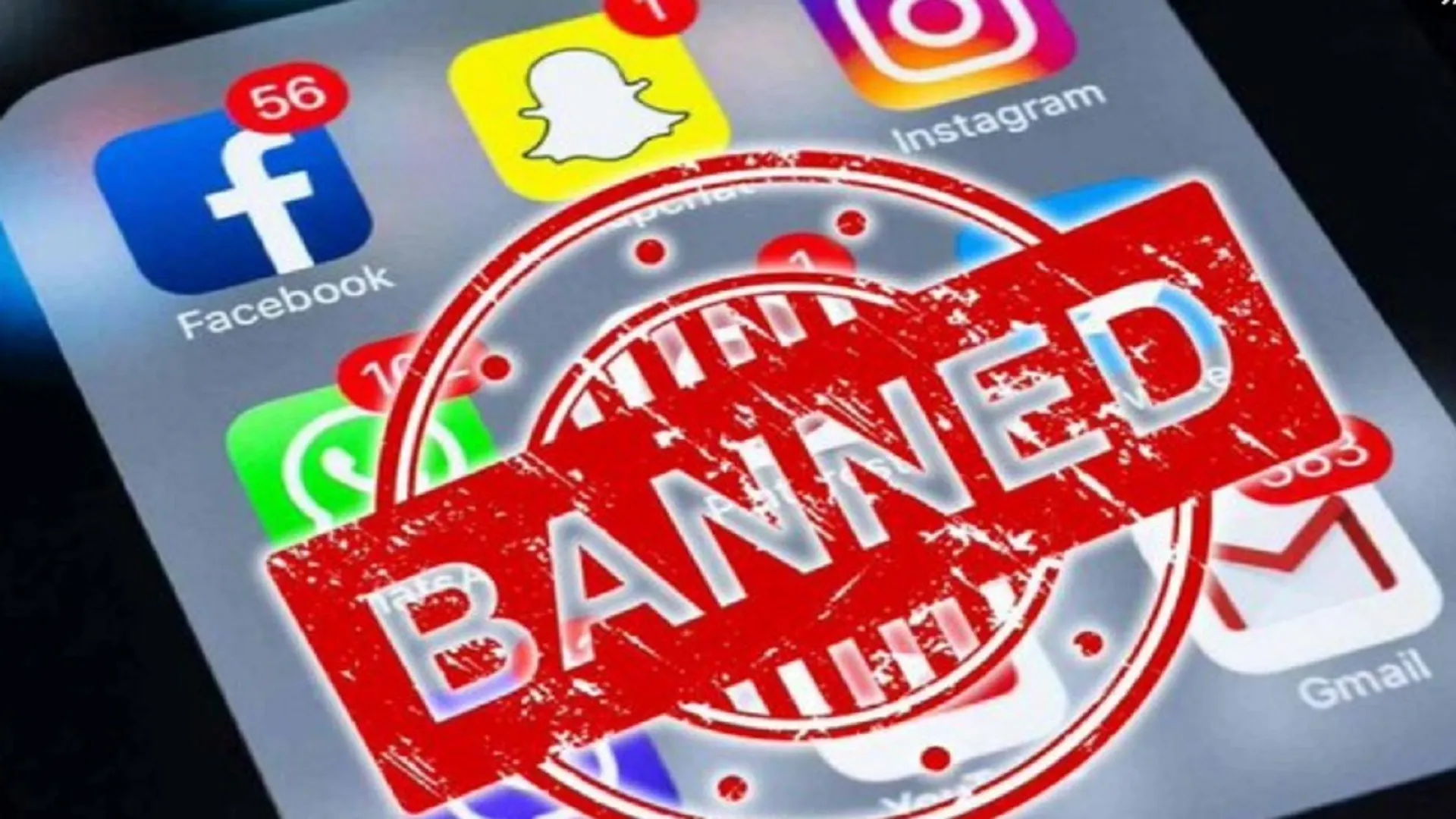 social media banned