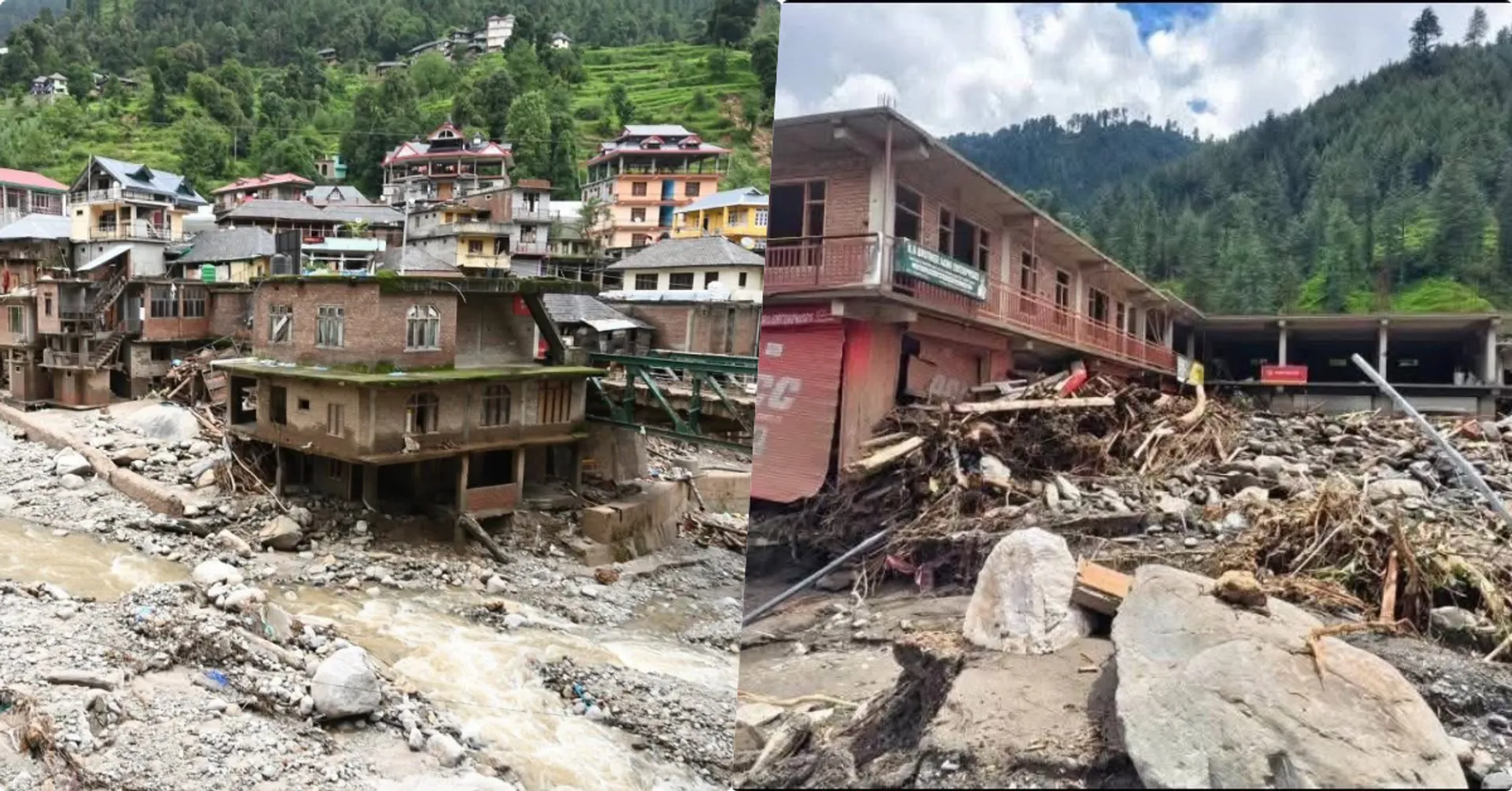 himachal flood, mandi flood, cloud outburst, mandi news, हिमाचल में कितनी जगह बादल फटे, मंडी में बादल फटे,