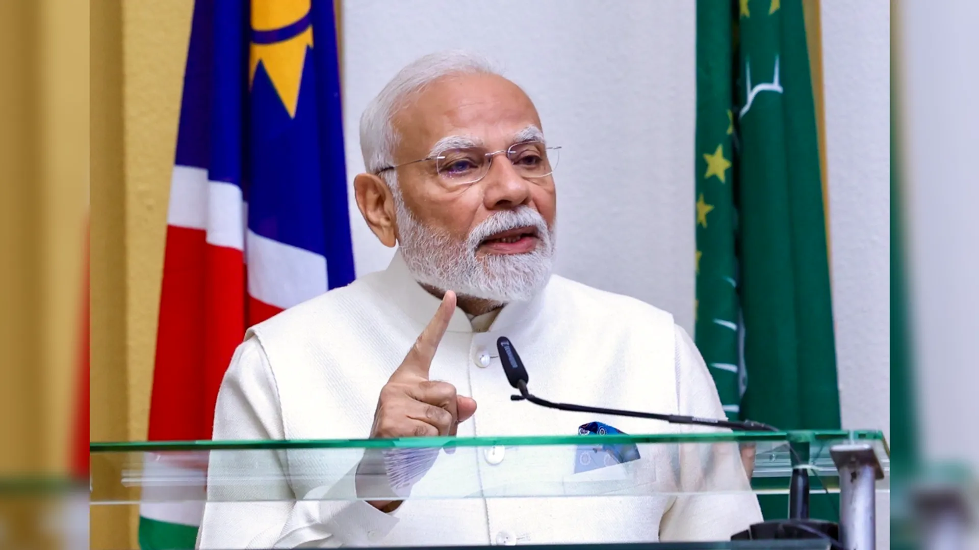 Prime Minister Narendra Modi at Namibian Parliament