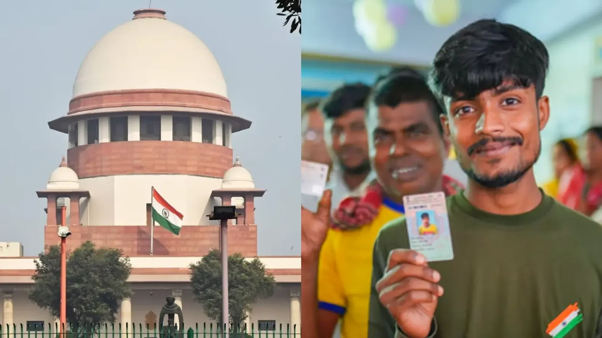 supreme court refuses to pause bihar voter rolls asked election commission to think about aadhar and ration