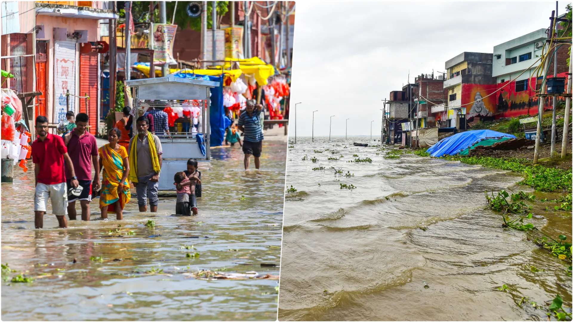 up flood, Flood in up, flood in varanasi, chandauli news, latest news, big news, today news, up news,