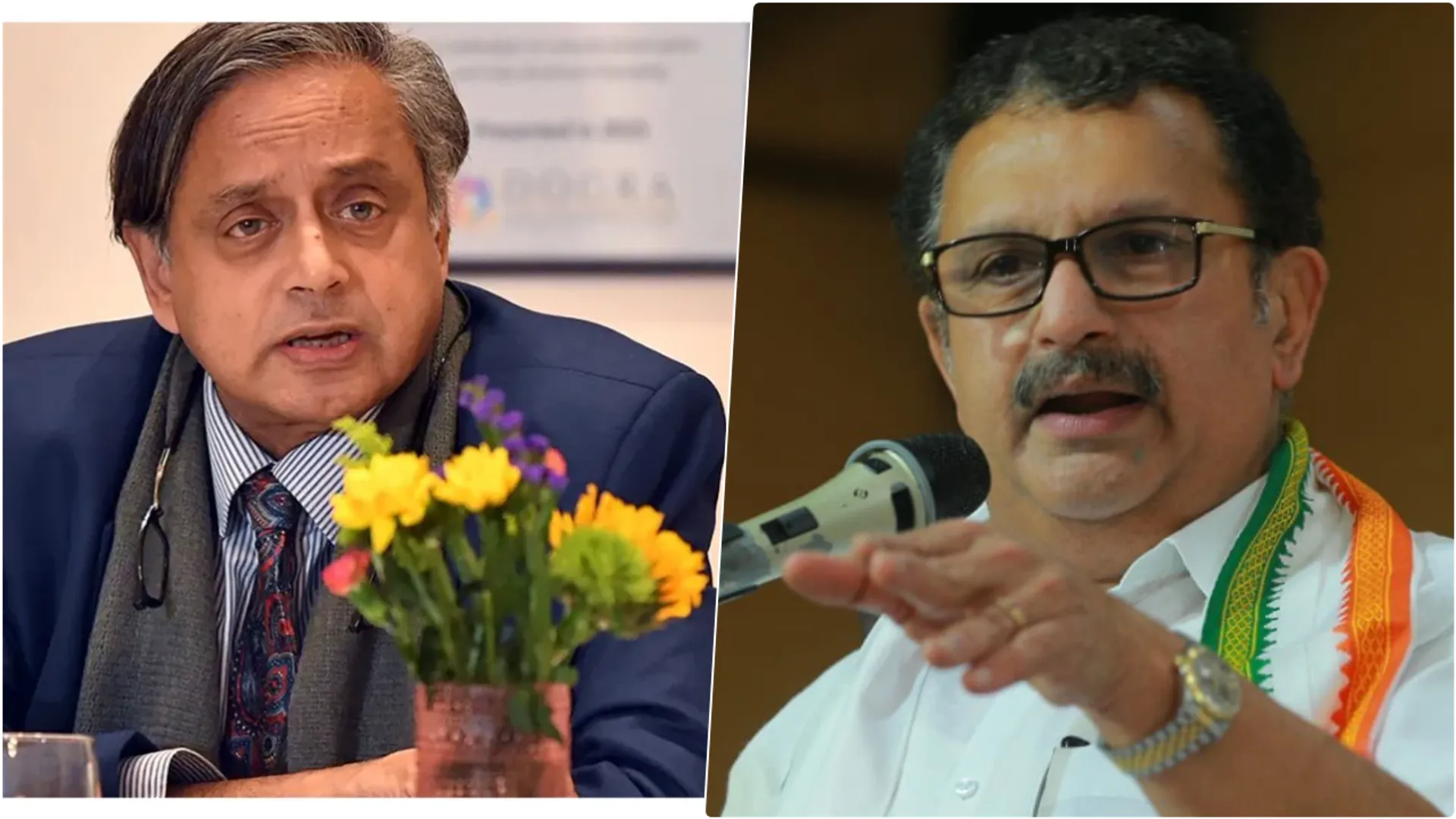 Shashi Tharoor to k murlidharan, congress, शशि थरूर, के मुरलीधरन, कांग्रेस
