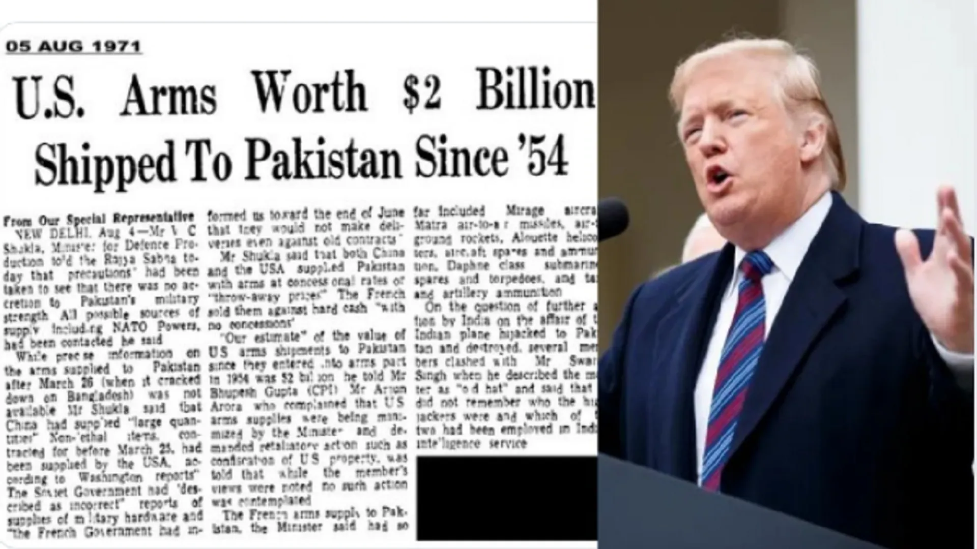 indian army trump
