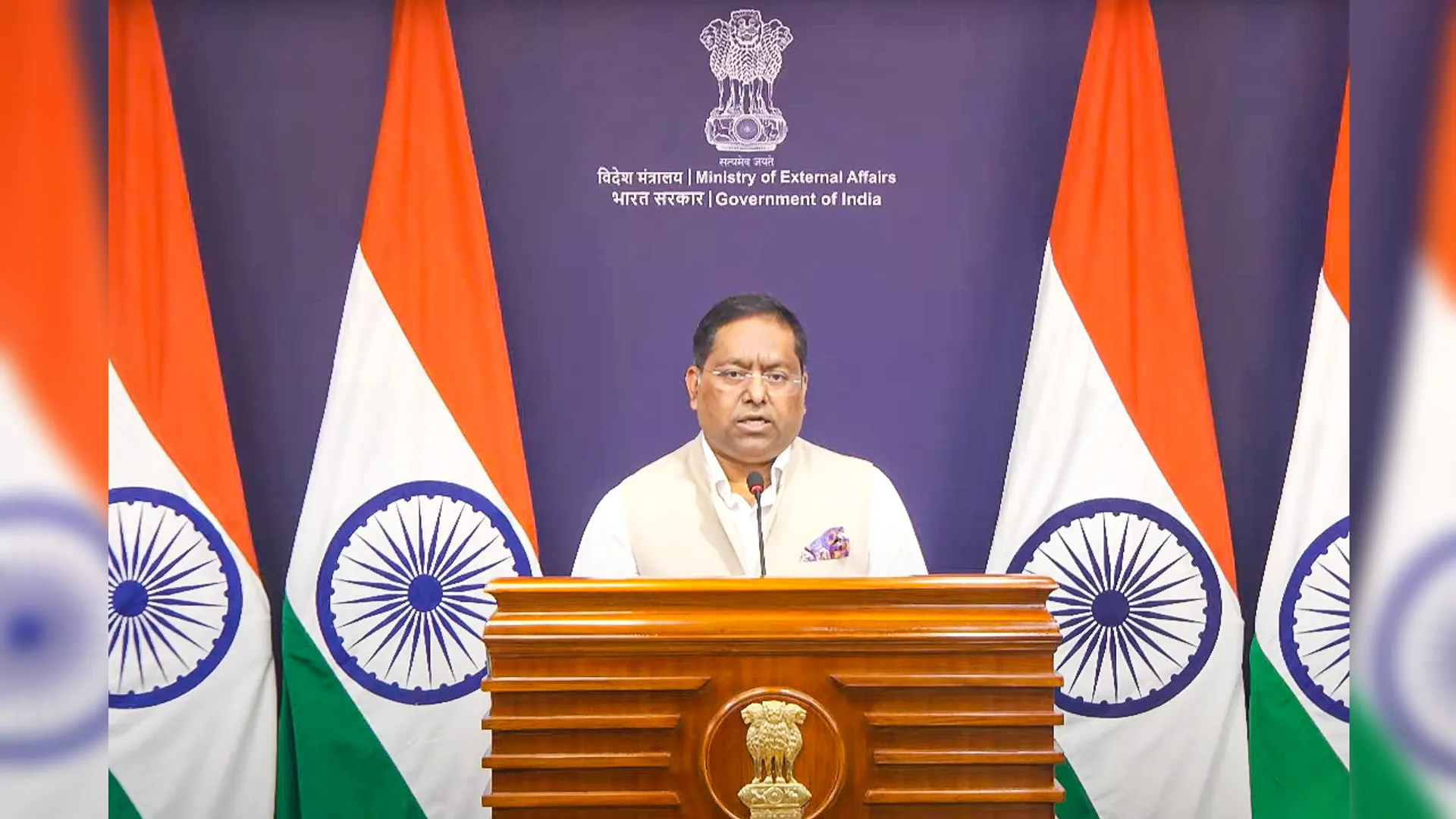Randhir Jaiswal Briefs Media in New Delhi, पुतिन, भारत, अमेरिका, यूक्रेन-रूस युद्ध