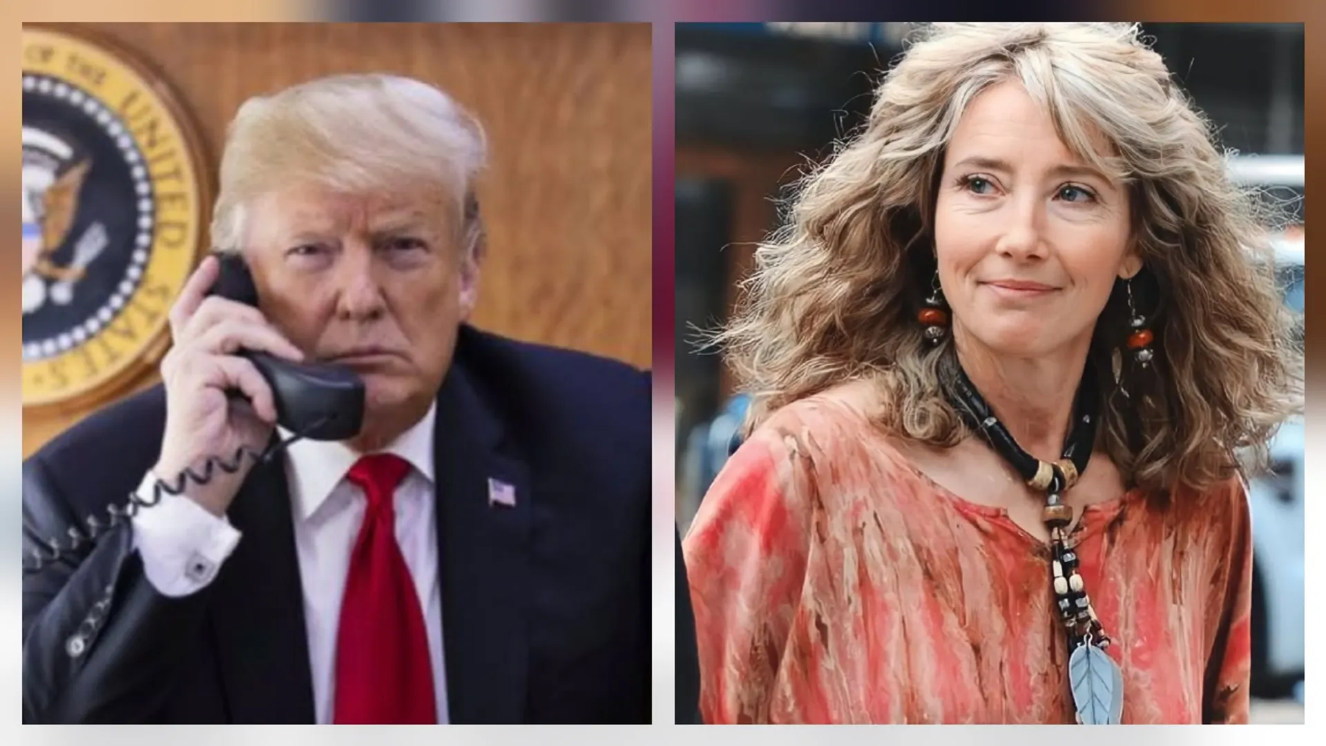 Emma Thompson, Donald Trump
