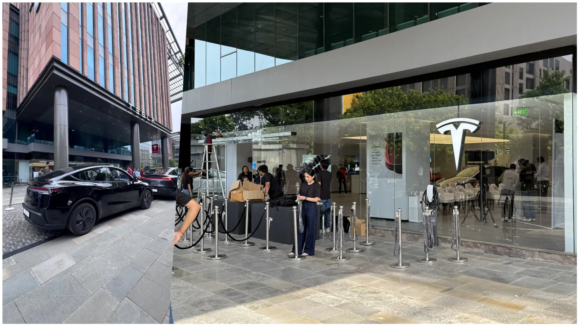 tesla in delhi, Tesla India,Tesla Delhi Showroom,Tesla Showroom Launch,Tesla Model Y, Tesla Superchargers Delhi,