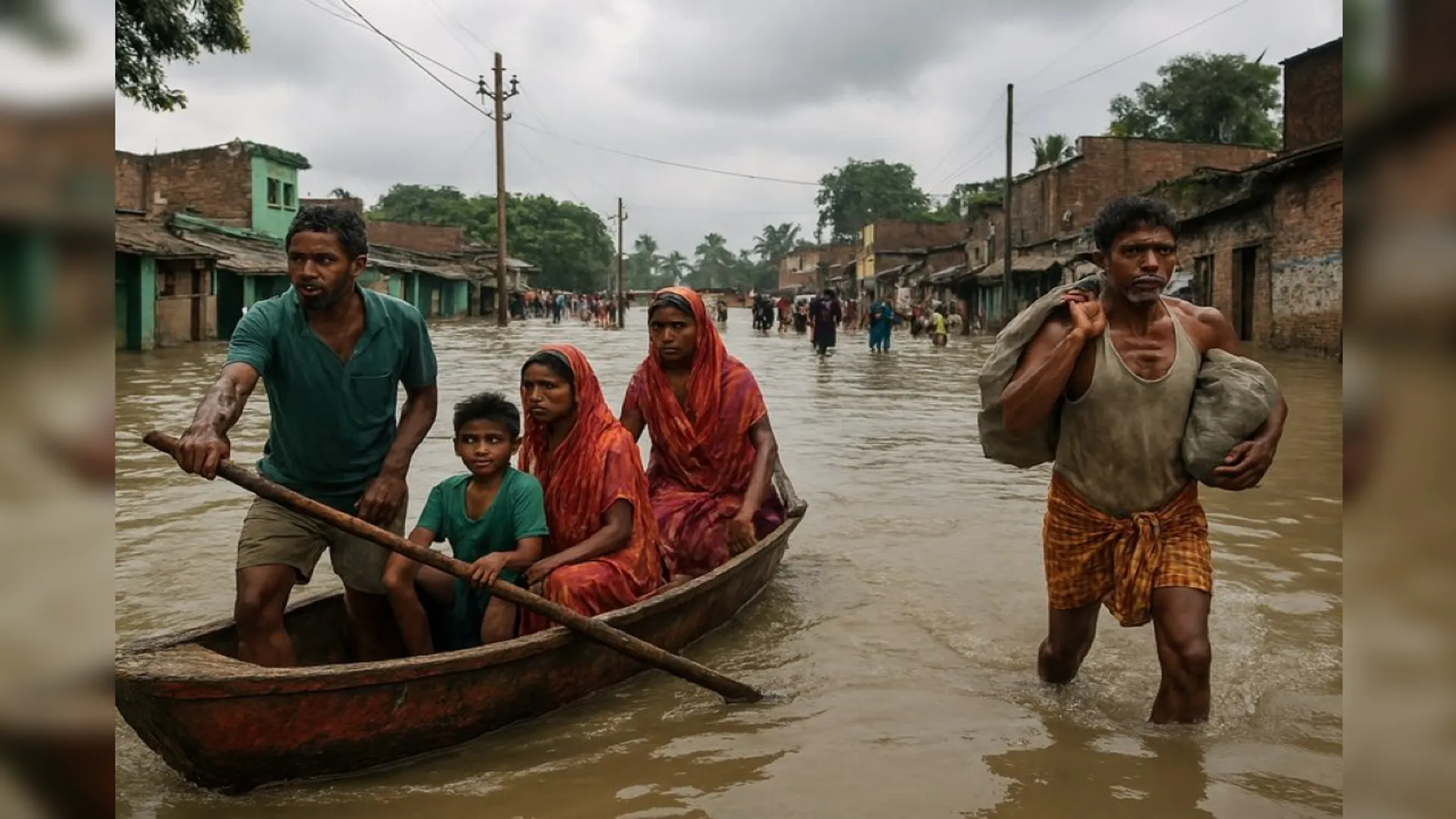 Bihar flood, bhagalpur flood, bihar barish, bihar rivers, बिहार में बाढ़, बिहार की नदियां उफान पर, भागलपुर,