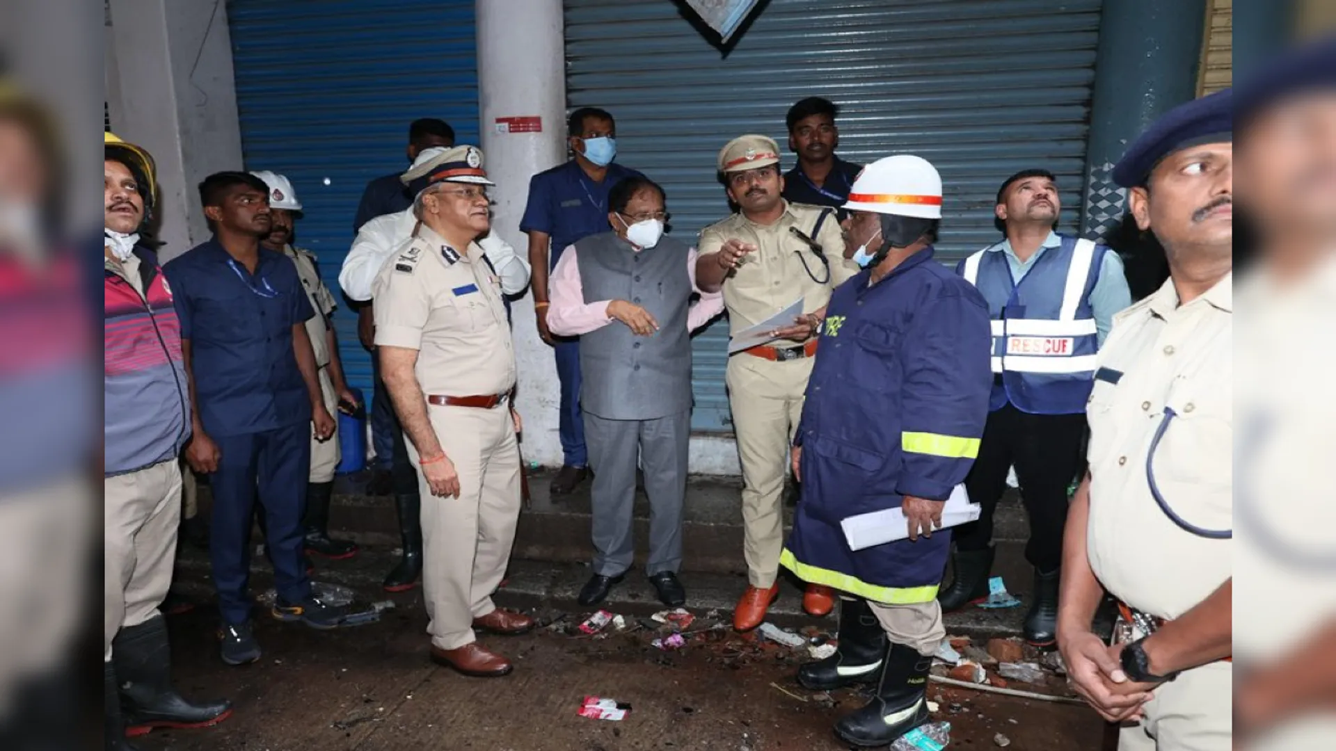 bengaluru, fir accident, caught fire, fire news