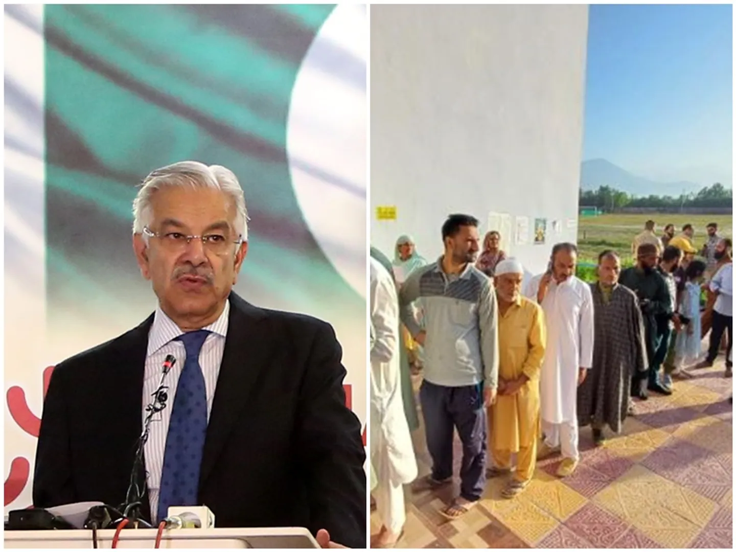 What did Pakistan's Defense Minister Khawaja Asif say on the restoration of Article 370 in Jammu and Kashmir due to which BJP has attacked Congress