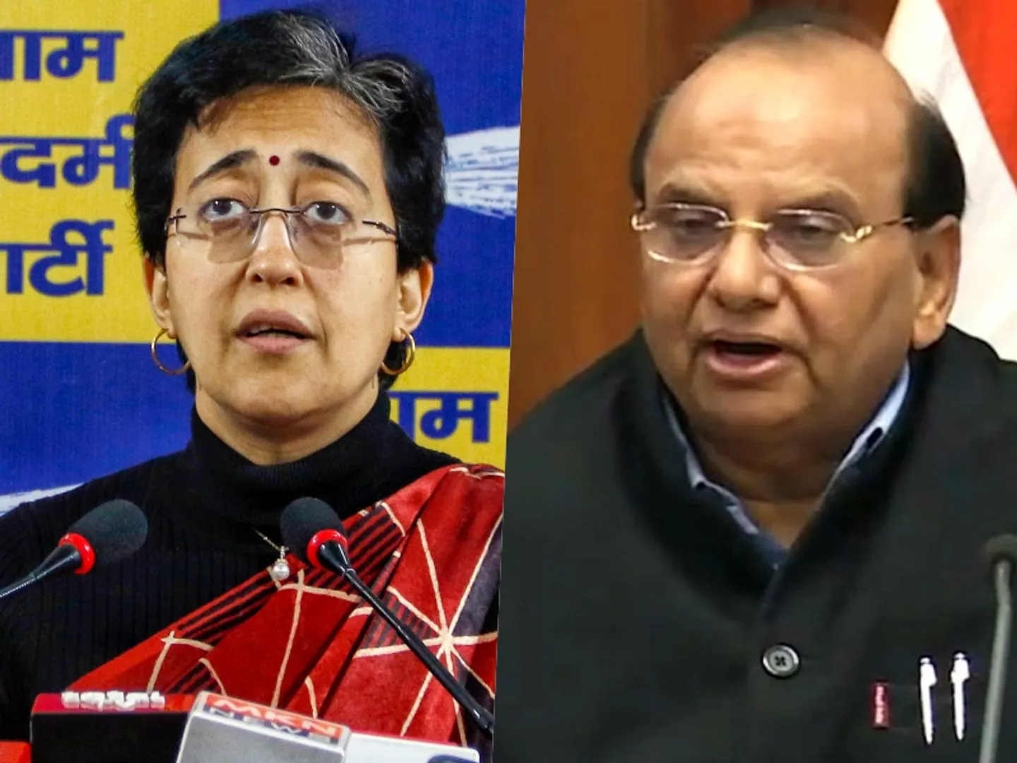 सीएम आतिशी के मंदिर तोड़ने के आरोपों पर दिल्ली के एलजी वीके सक्सेना ने क्या कहा है?