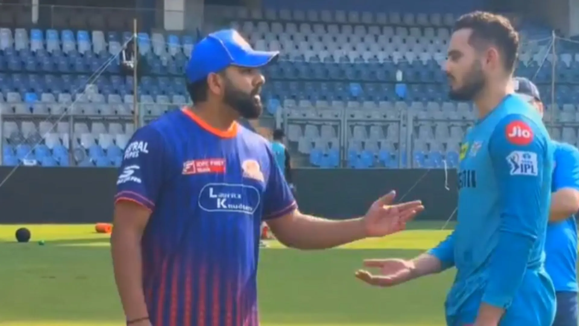 Rohit Sharma ने युवा खिलाड़ी अब्दुल समद को दिए बैटिंग टिप्स 